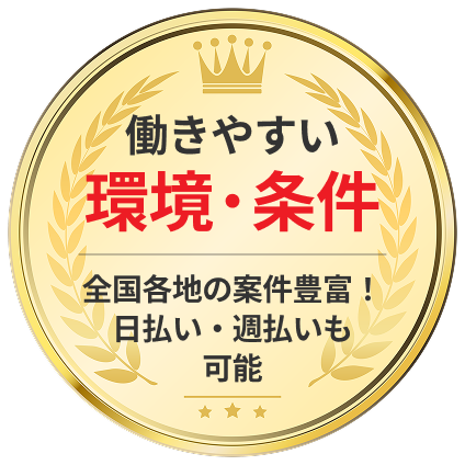 働きやすい環境・条件